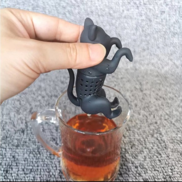 1pc Silicone kitten Design Tea Filter - Picture 3 of 8